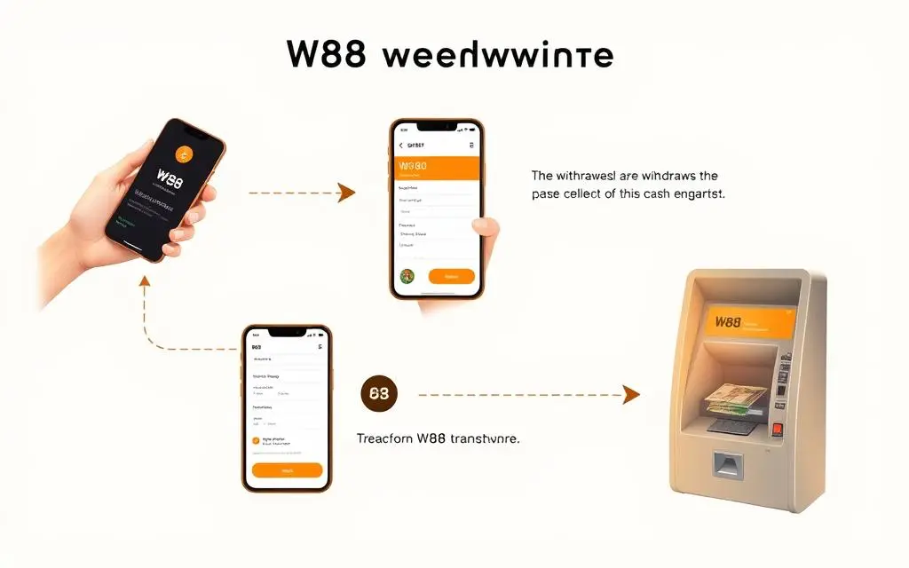 quy trình rút tiền W88